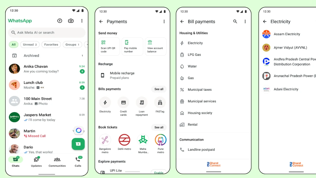 WhatsApp, Hindistan'da ev ve fatura ödemelerini uygulama içinde mümkün kılan Bill payments özelliğini duyurdu.