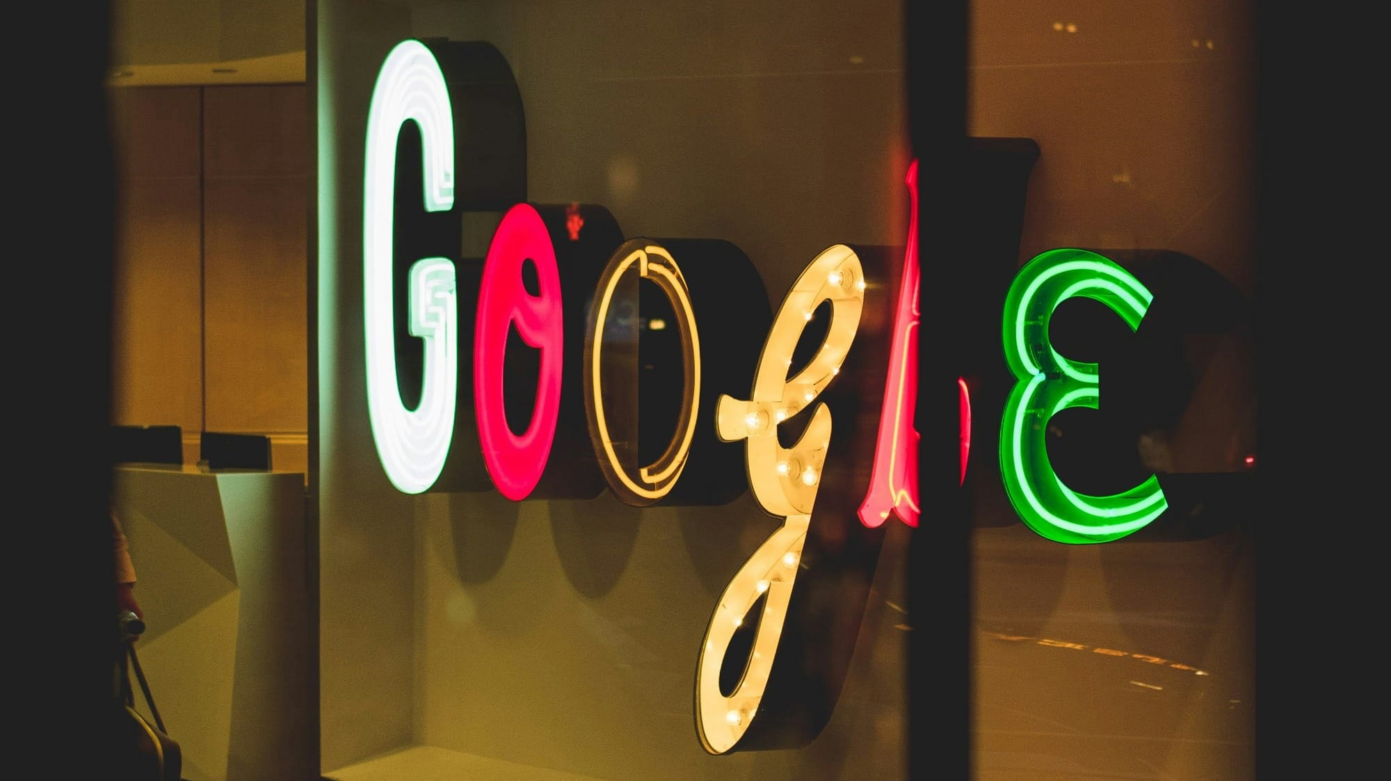 Google light signage